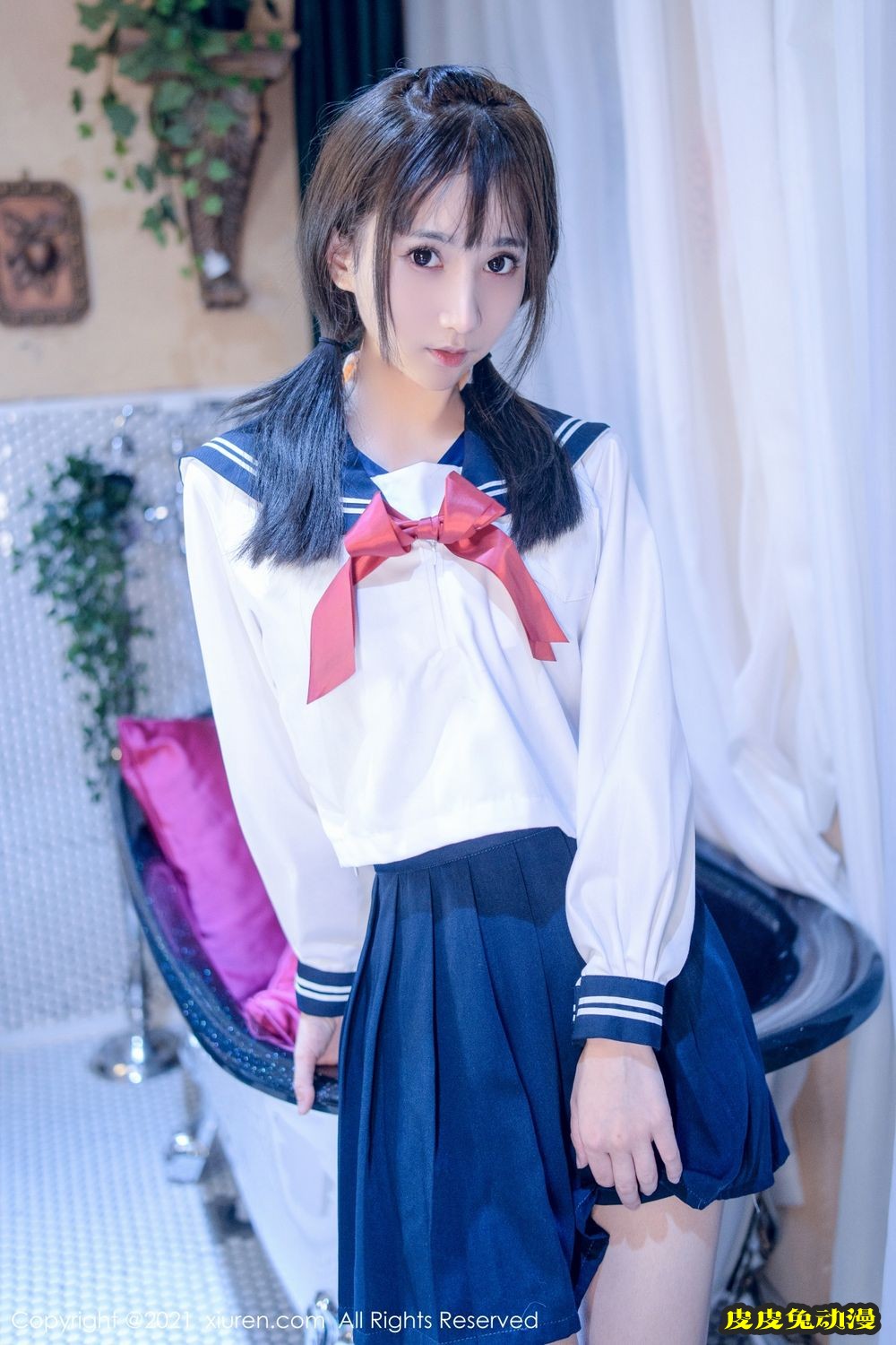 秀人网青春邻家女小果冻儿jelly死库水JK制服娇柔欲滴写真