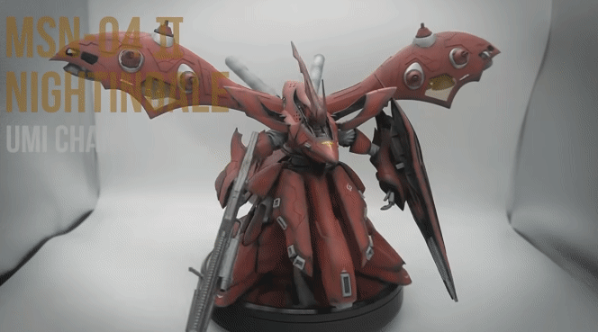 写真女星晒高达组装作品 从拼装到涂改技术含量超高