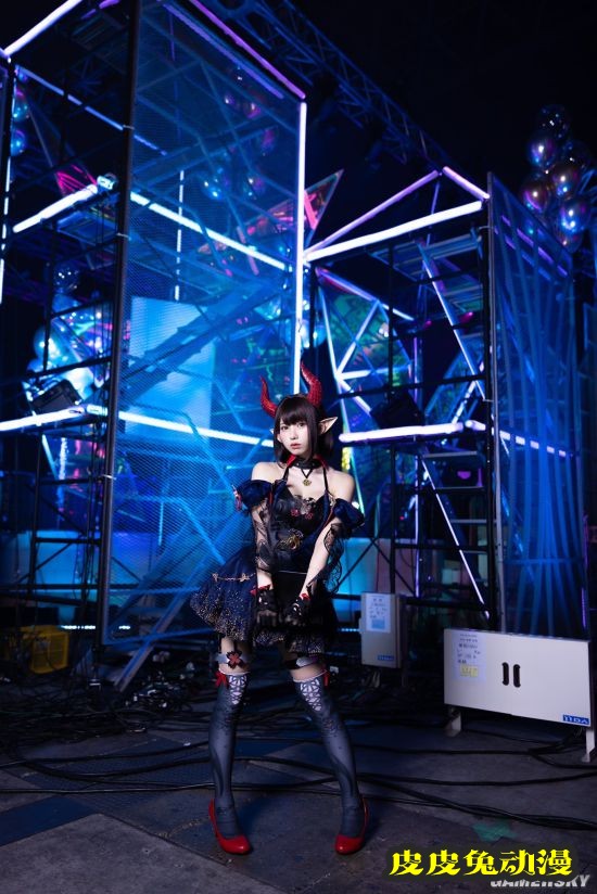 Enako《妄想学生会》COS 黑长直会长超可爱