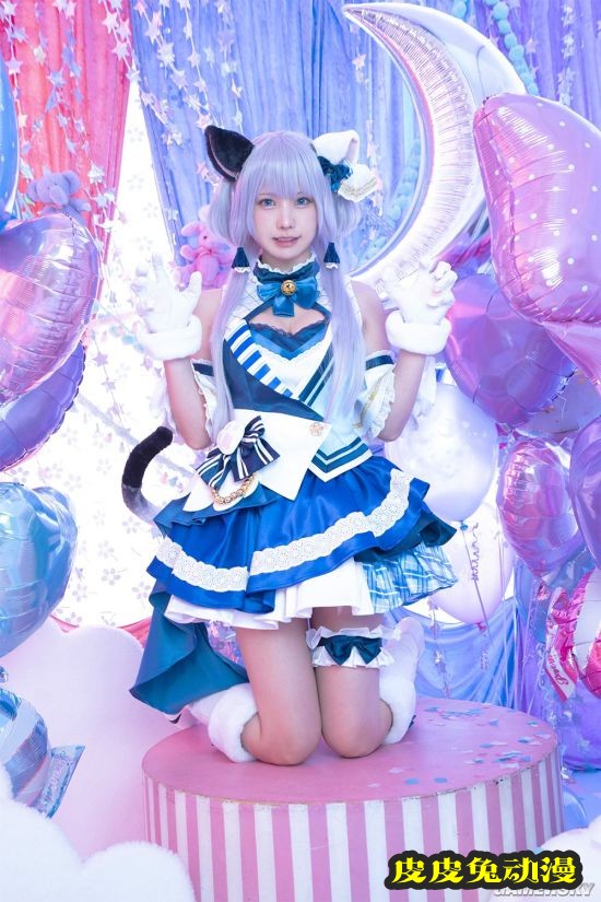 Enako《妄想学生会》COS 黑长直会长超可爱