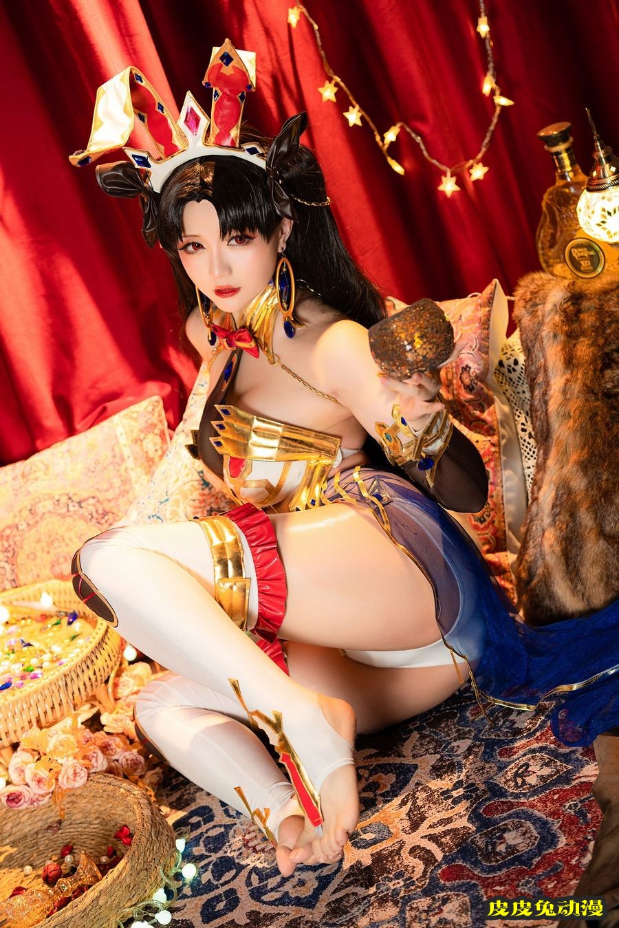 网络红人星之迟迟美少女战士装扮伊什塔尔主题私房套图