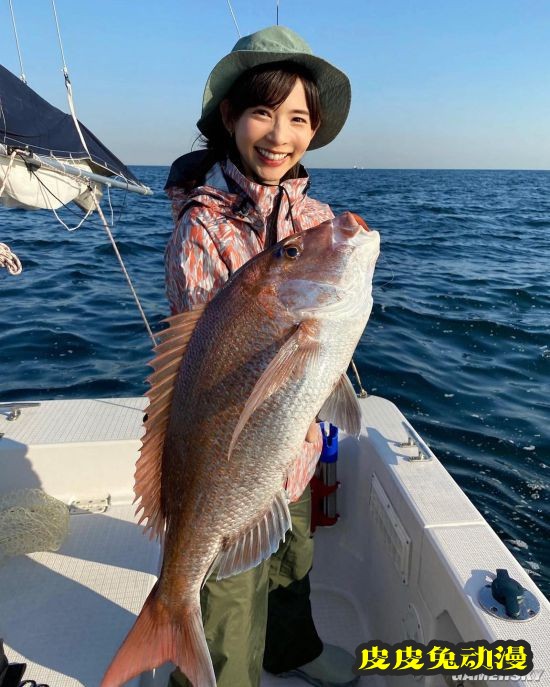 日本钓鱼佬的女神阪本智子 原来是位33岁的辣妈