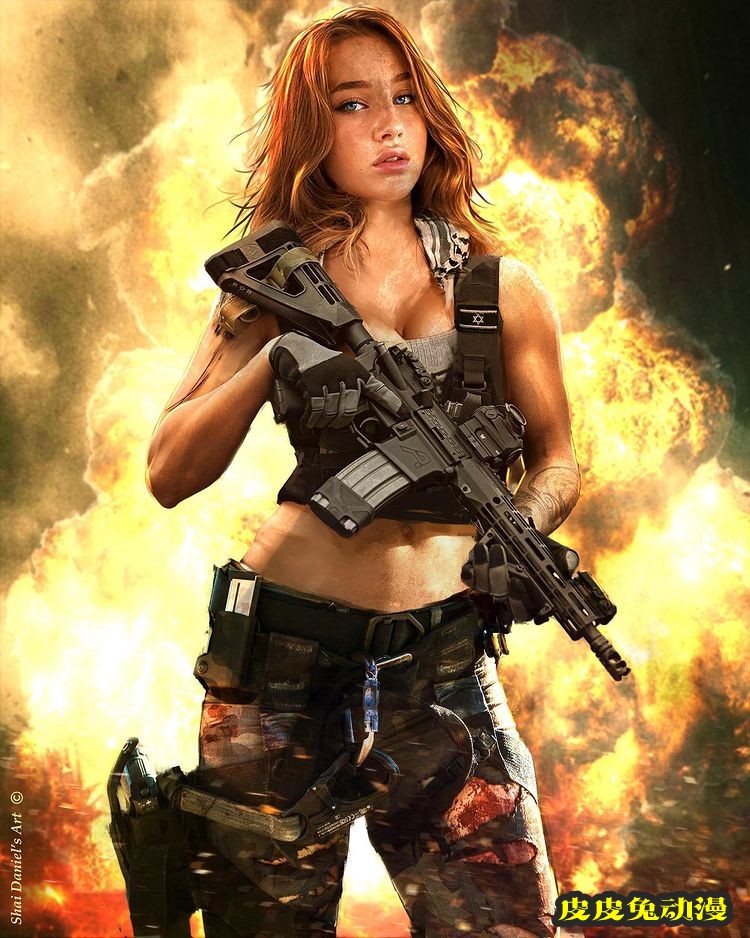 气质霸美战力爆表 以色列退役女兵Natalia Fadeev