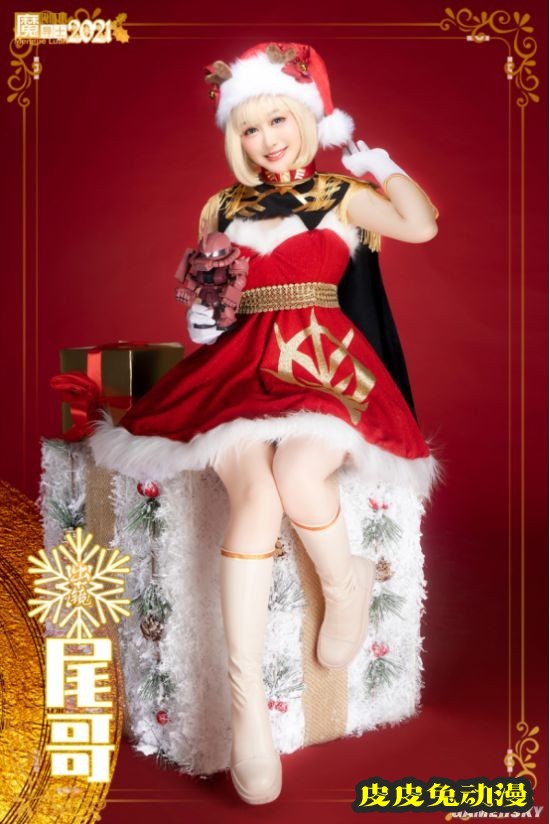 黑丝泳装和高达少女 魔导士跨年COSPLAY美图大赏