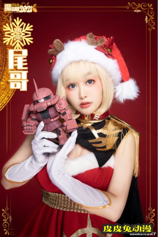 黑丝泳装和高达少女 魔导士跨年COSPLAY美图大赏