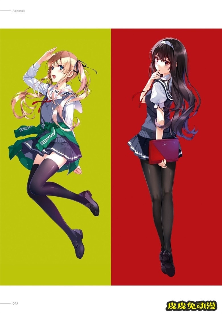 (画集) [深崎暮人] 冴えない彼女の育てかた 深崎暮人画集 上 Flat.
