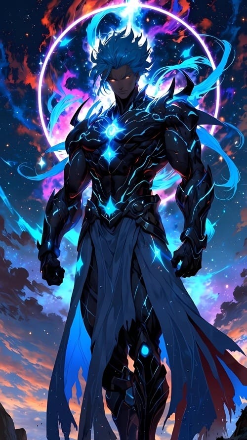 暗黑魔剑士精美竖屏壁纸-皮皮兔动漫