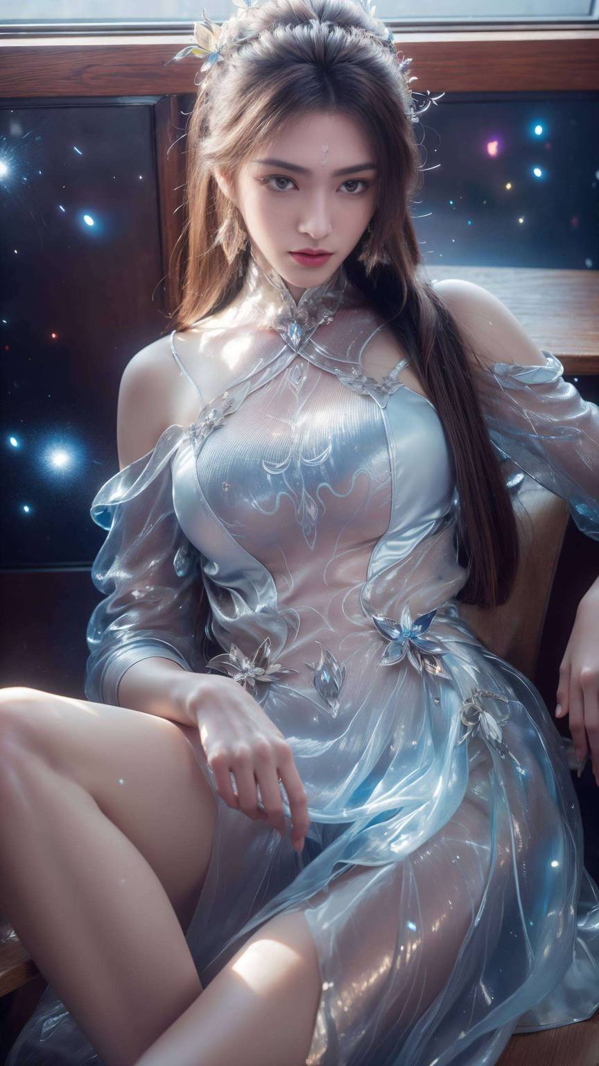 碧瑶陆雪琪同框壁纸：AI绘画角色体态素材免费包