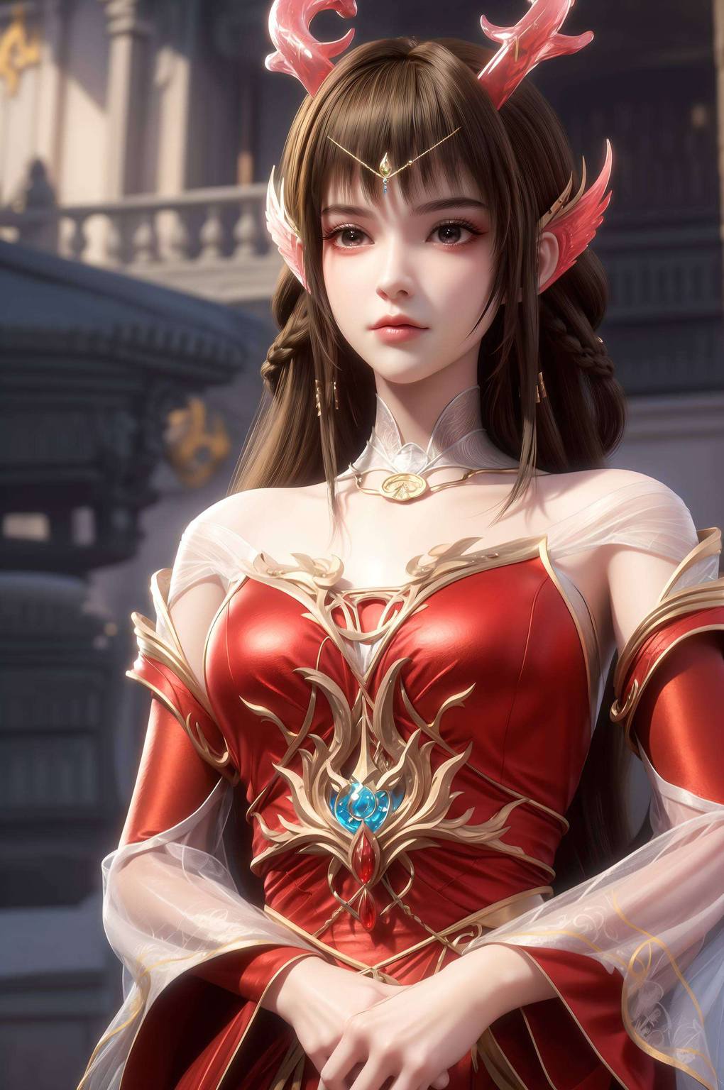 云落小美女壁纸图片可爱:国漫女神AI精选免费壁纸秀iPad桌面图片