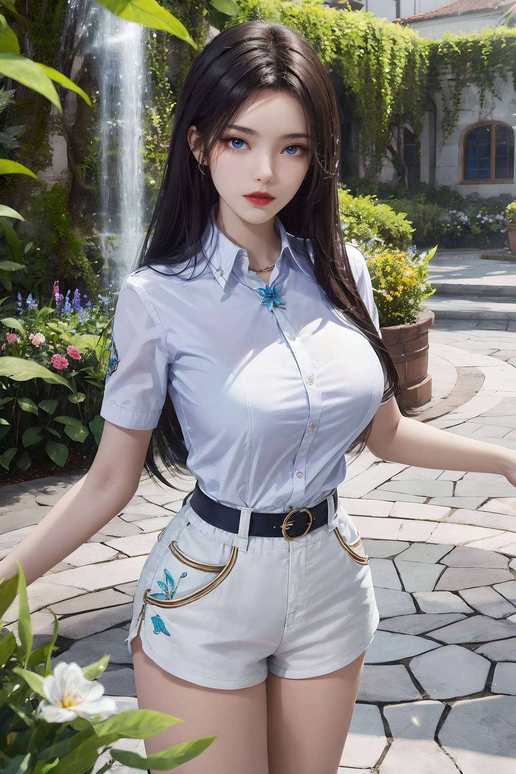 斗罗大陆凌落宸横屏高清壁纸图片：超还原AI绘画国漫女主免费壁纸秀-皮皮兔动漫