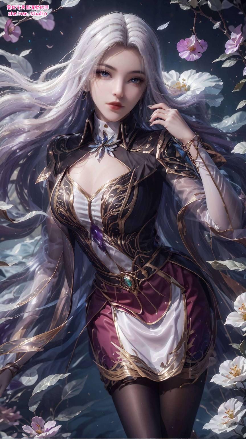 斗罗大陆凌落宸横屏高清壁纸图片：超还原AI绘画国漫女主免费壁纸秀