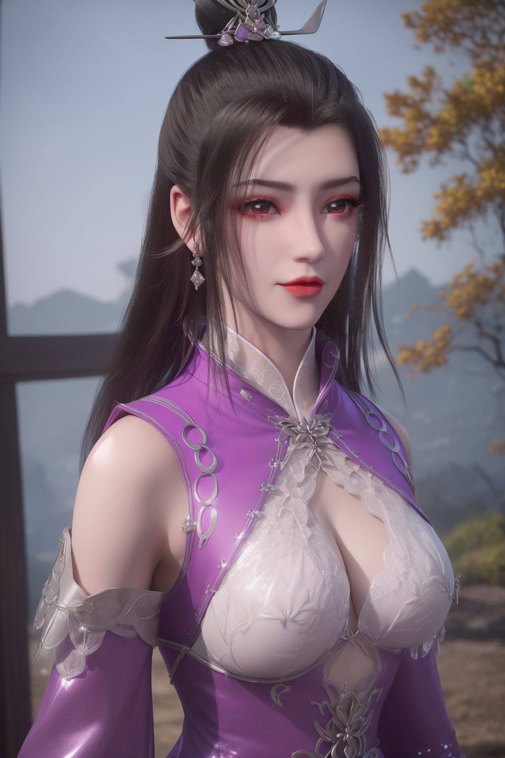 国漫仙逆柳眉高清AI人物神态素材二次元壁纸苹果宽屏壁纸