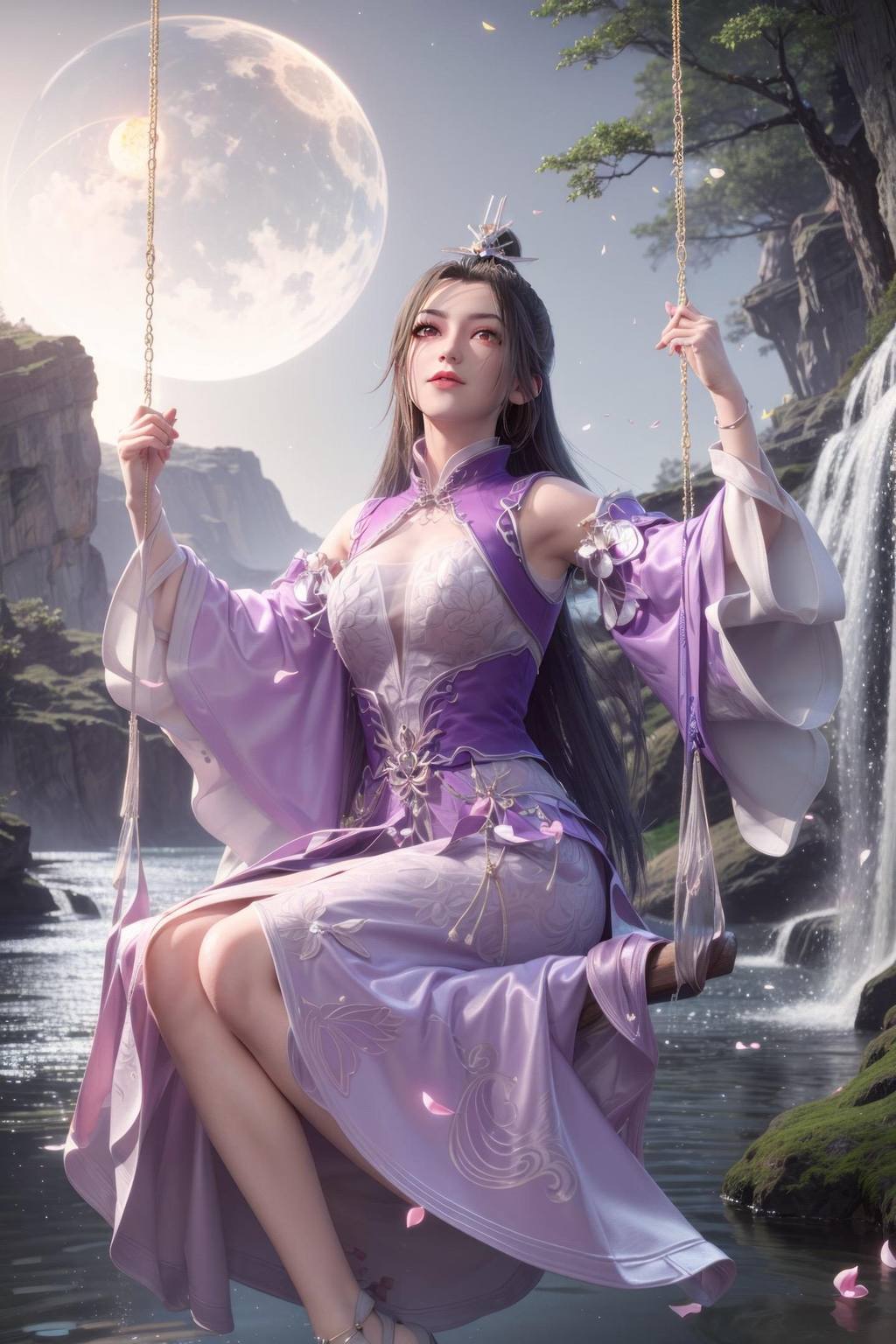 国漫仙逆柳眉高清AI人物神态素材二次元壁纸苹果宽屏壁纸