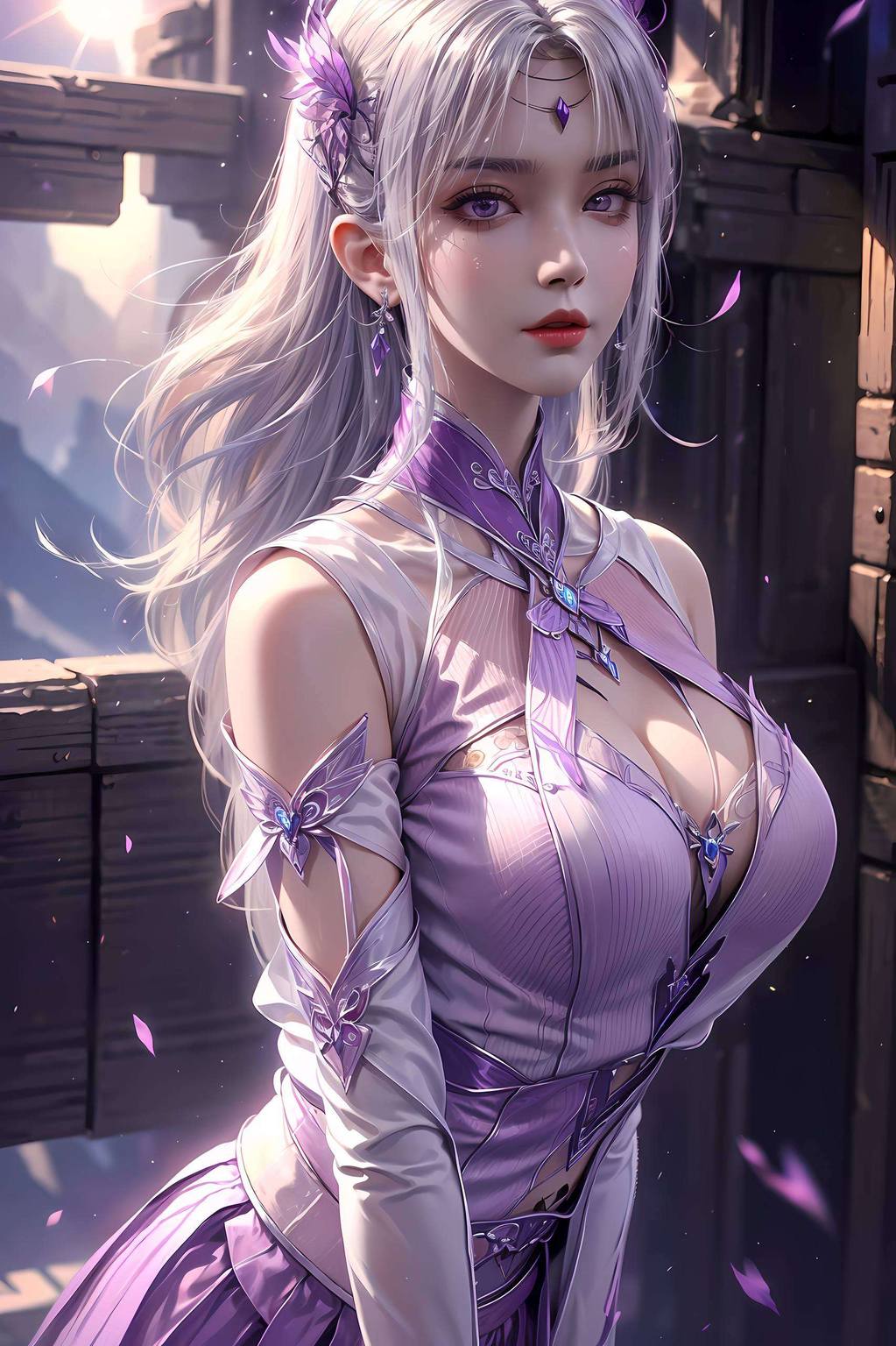 小医仙担心：热门国漫女神AI壁纸护眼iPhone桌面主题