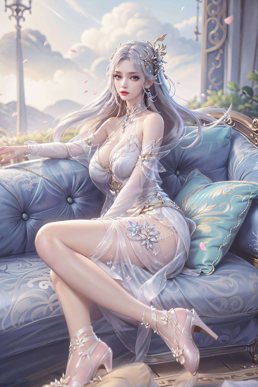 小医仙担心：热门国漫女神AI壁纸护眼iPhone桌面主题