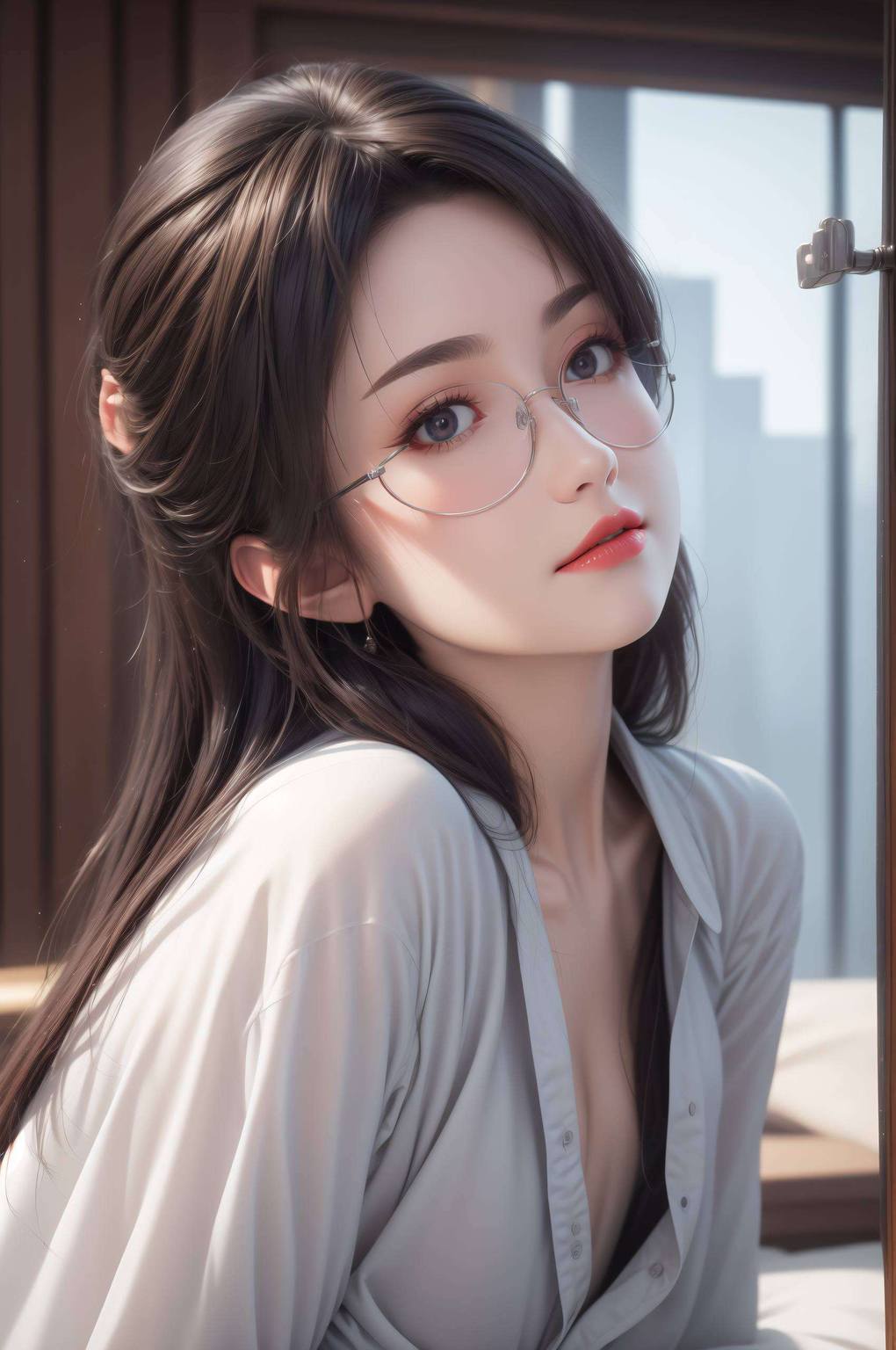 云韵壁纸图片动漫版：AI绘画国漫女主高清AI人物表情素材护眼电脑艺术壁纸-皮皮兔动漫