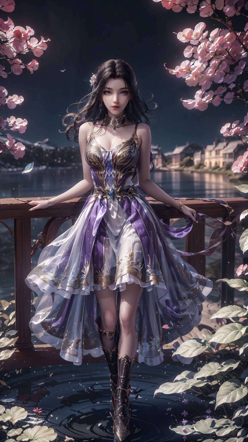 斗罗大陆凌落宸平板壁纸高清：AI绘画角色笑容素材动漫壁纸安卓粉色