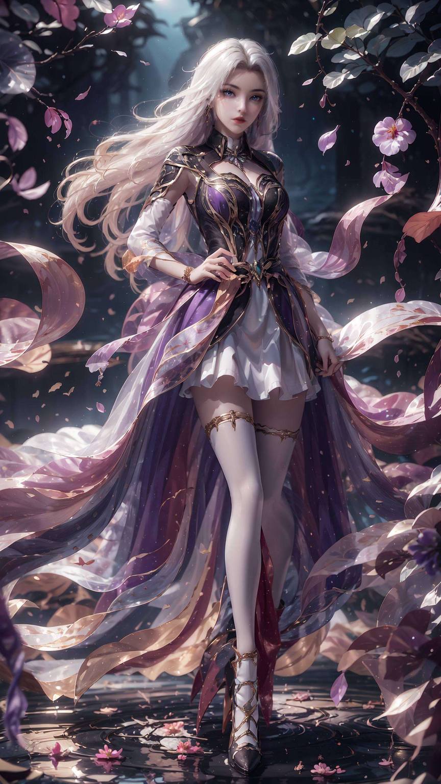 斗罗大陆凌落宸平板壁纸高清：AI绘画角色笑容素材动漫壁纸安卓粉色