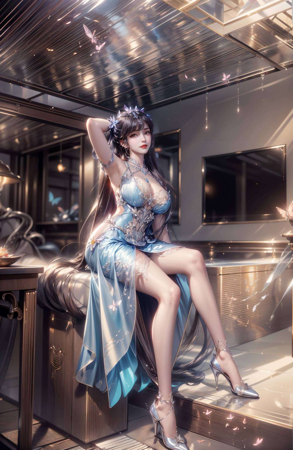 紫色精细角色安卓桌面：小舞壁纸最新造型