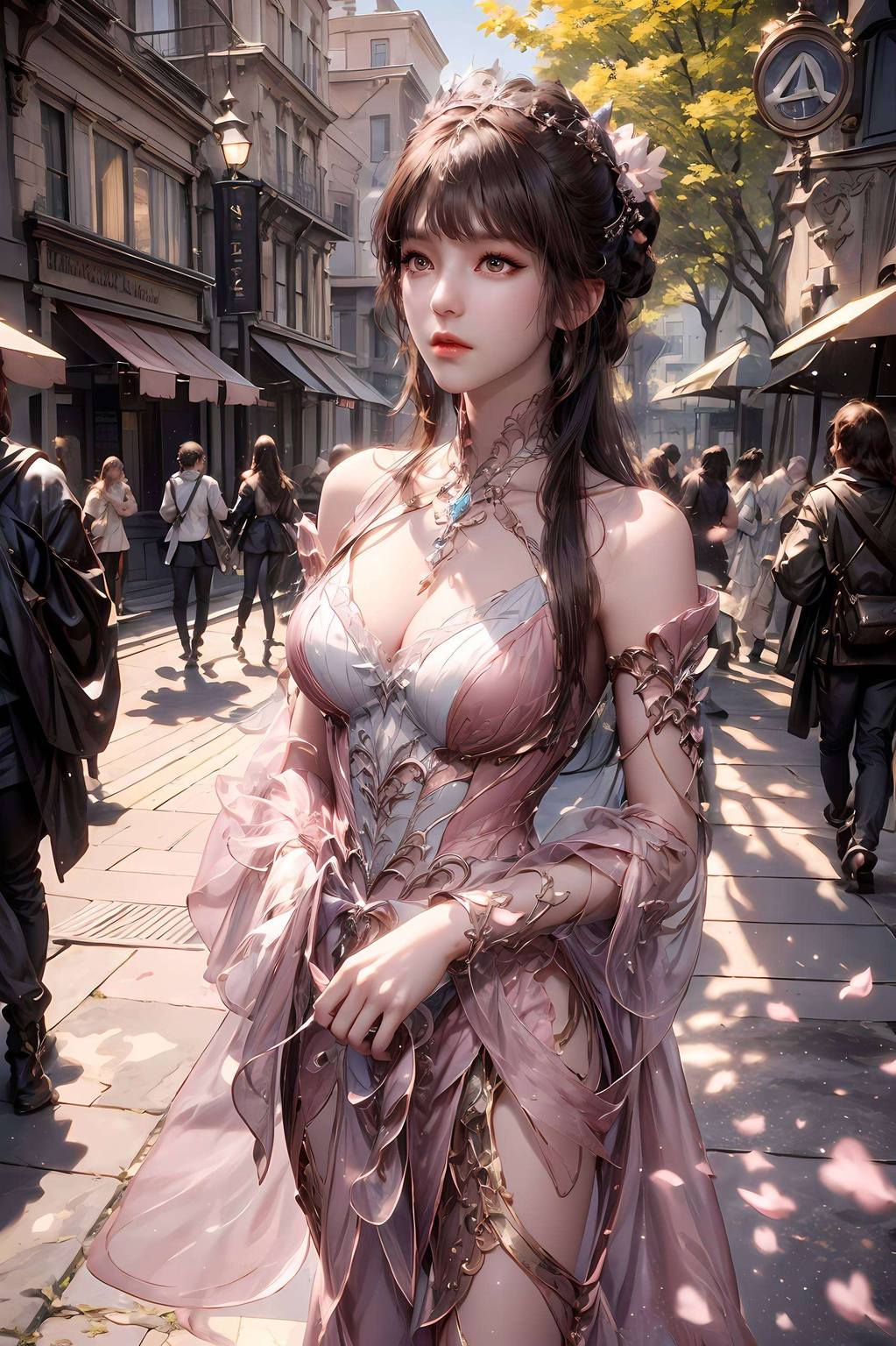 紫色精细角色安卓桌面：小舞壁纸最新造型