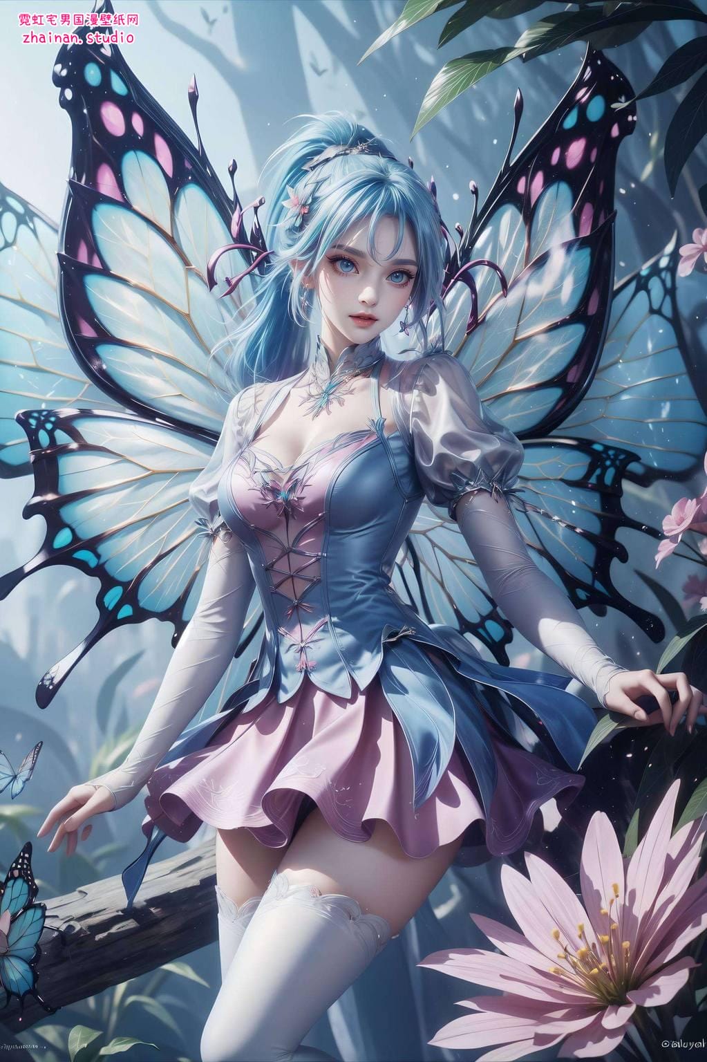 唐舞桐国漫壁纸：ai绘画角色pose素材二次元壁纸ipad最美壁纸