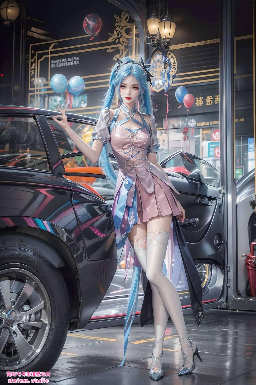 唐舞桐国漫壁纸：ai绘画角色pose素材二次元壁纸ipad最美壁纸