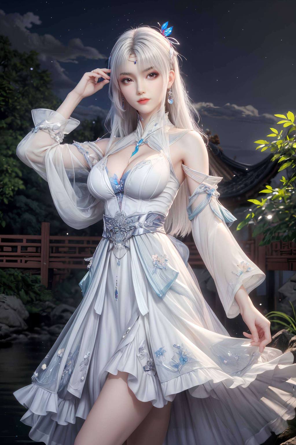 小医仙高清AI人物特写免费壁纸秀iPhone漫画壁纸