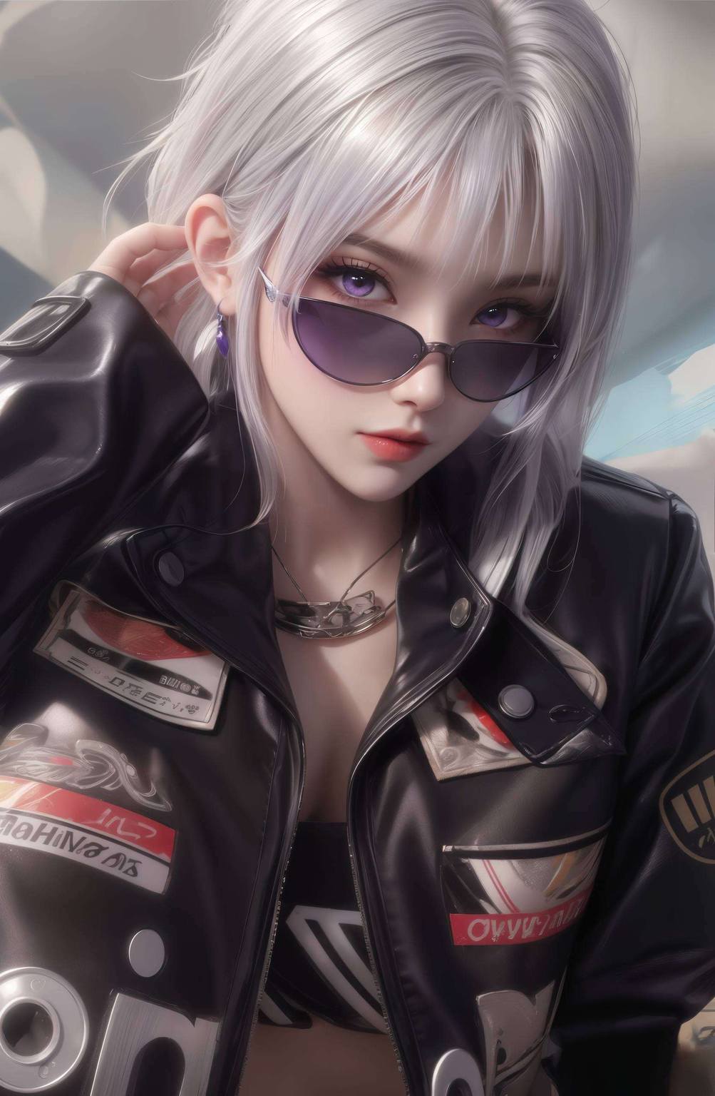 小医仙高清AI人物特写免费壁纸秀iPhone漫画壁纸