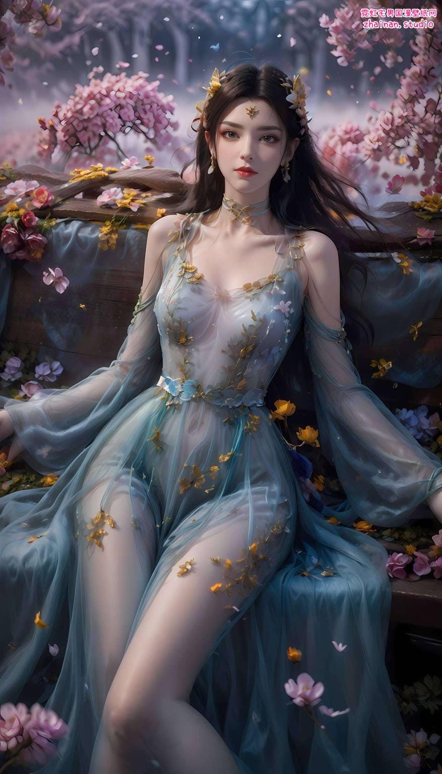 斗破苍穹彩鳞壁纸：超高清国漫女生AI动漫壁纸iPhone炫彩精选