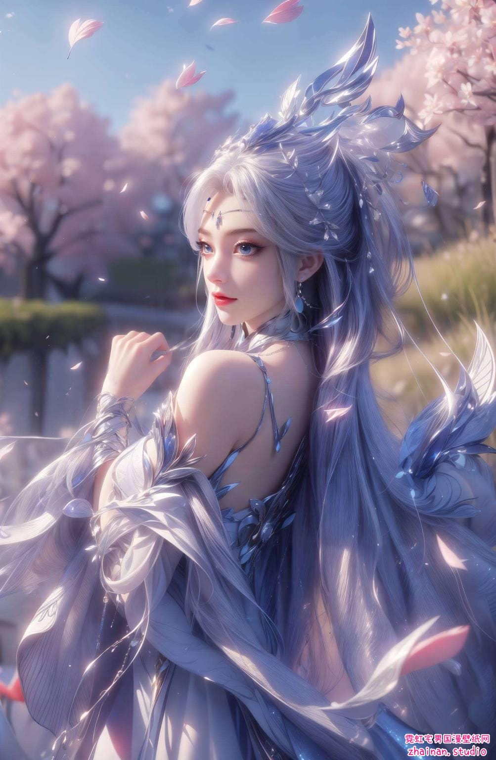 宁雨蝶粽子：国漫女神AI精选游戏壁纸