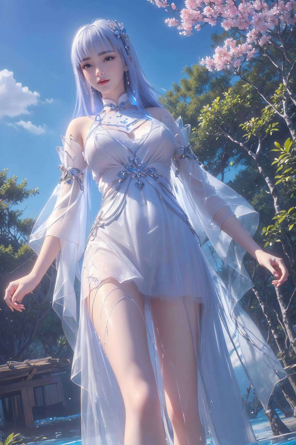 宁雨蝶粽子：国漫女神AI精选游戏壁纸