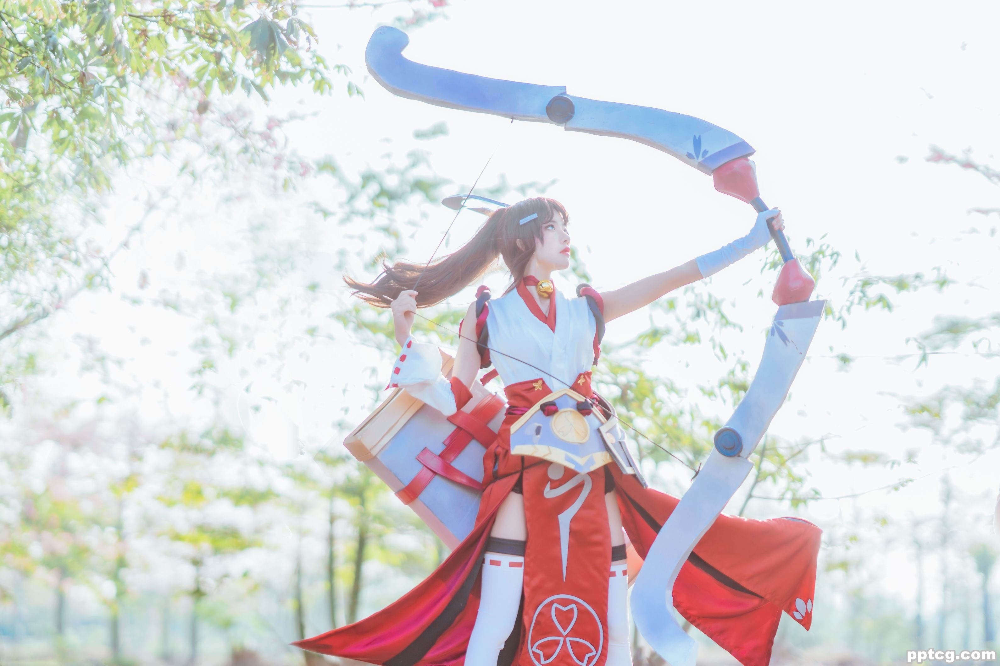 桜桃喵 花见巫女