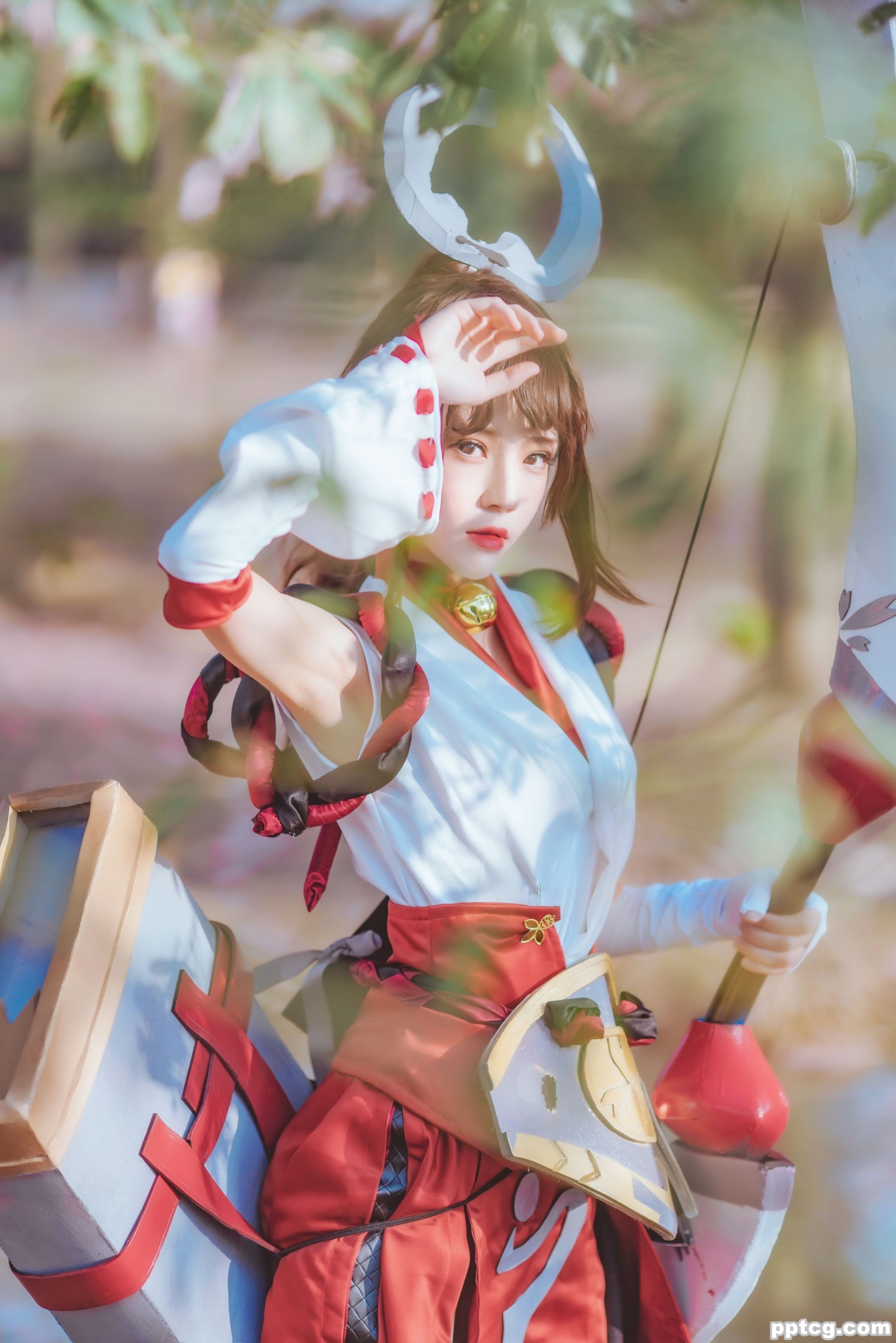 桜桃喵 花见巫女