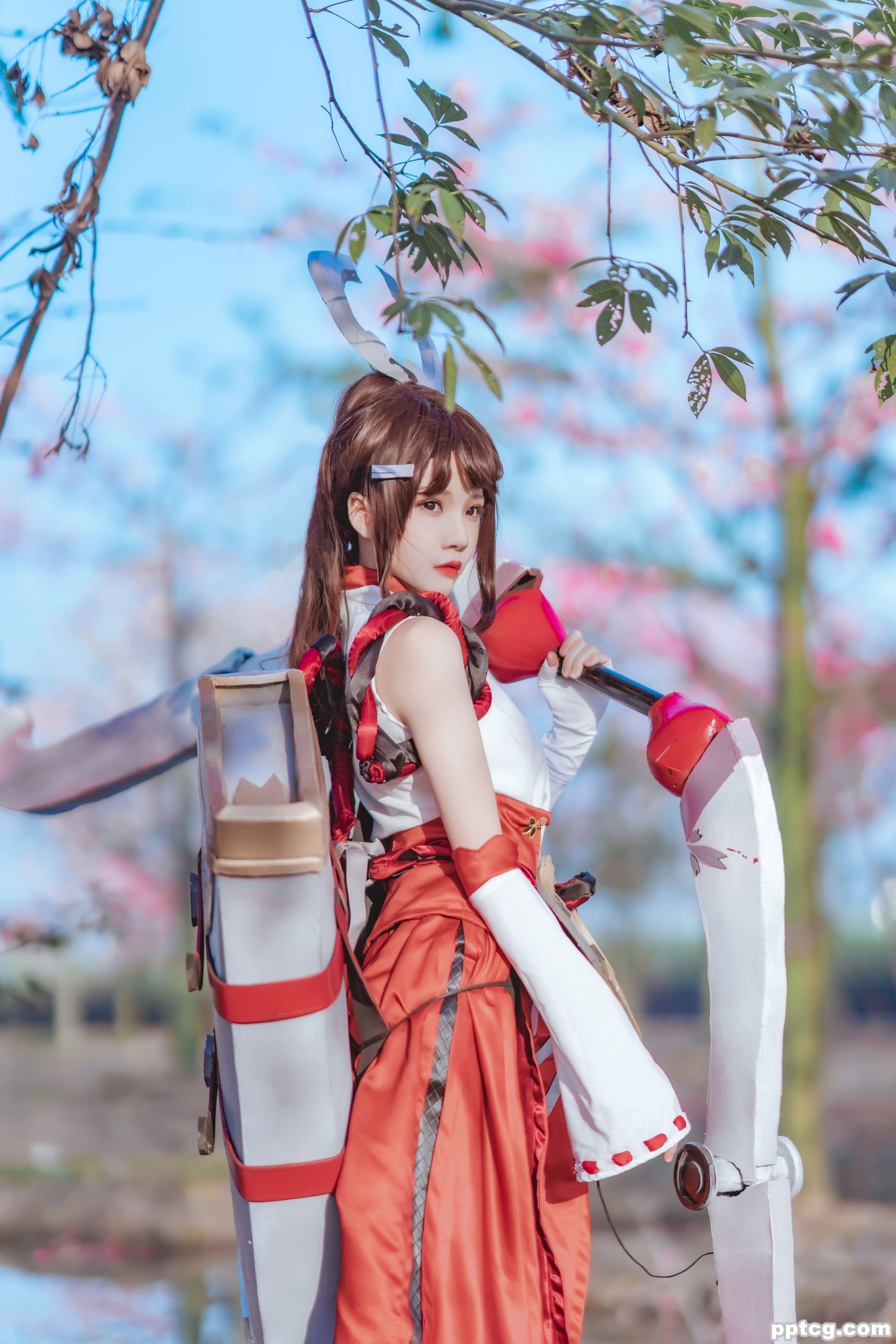 桜桃喵 花见巫女