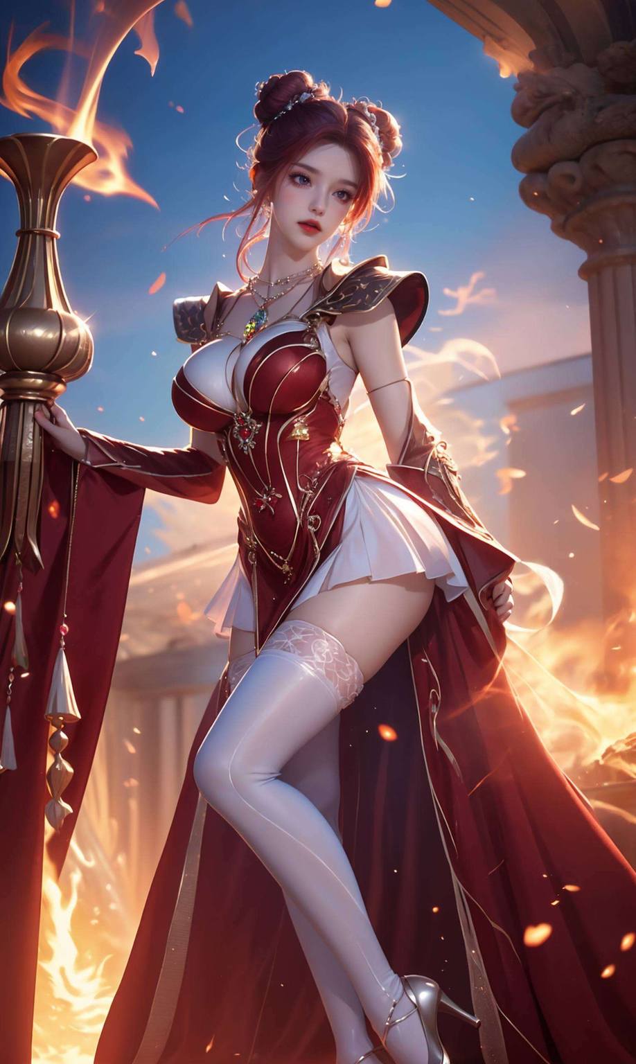 超清晰AI绘画国漫女主马小桃免费壁纸合集平板简洁壁纸