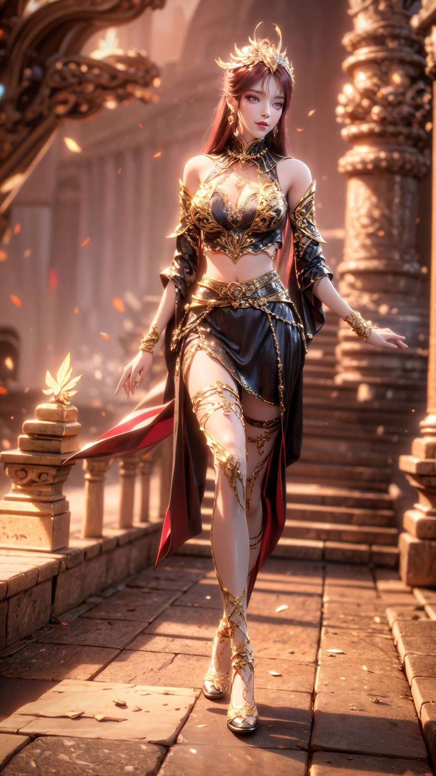 百炼成神漫画毒血夫人高清AI人物神态素材完美像素iPad粉色收藏-皮皮兔动漫