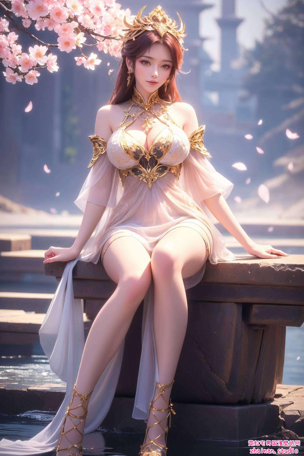 百炼成神漫画毒血夫人高清AI人物神态素材完美像素iPad粉色收藏