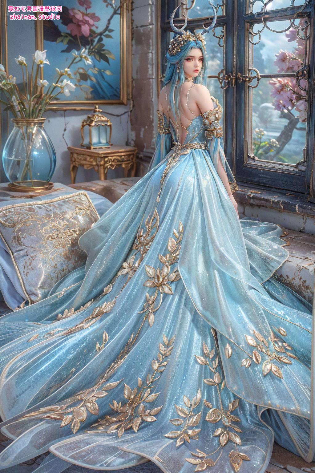 紫色完美像素安卓最美壁纸：斗破苍穹龙女