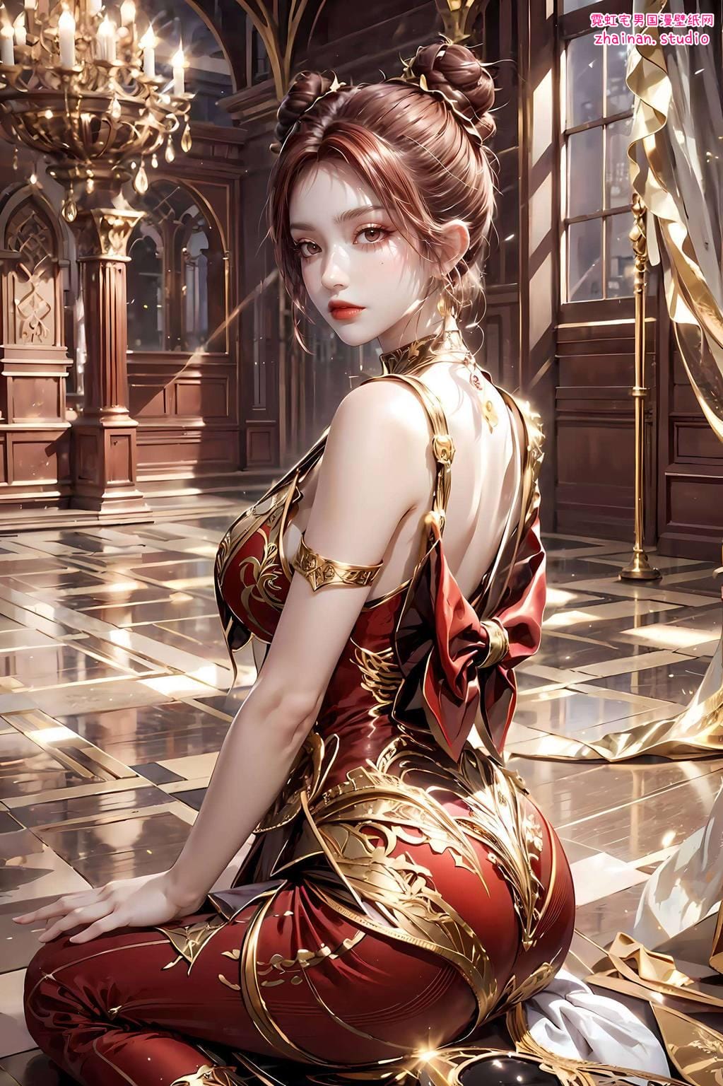 唯美国漫女生AI壁纸护眼手机漫画壁纸：马小桃壁纸下载