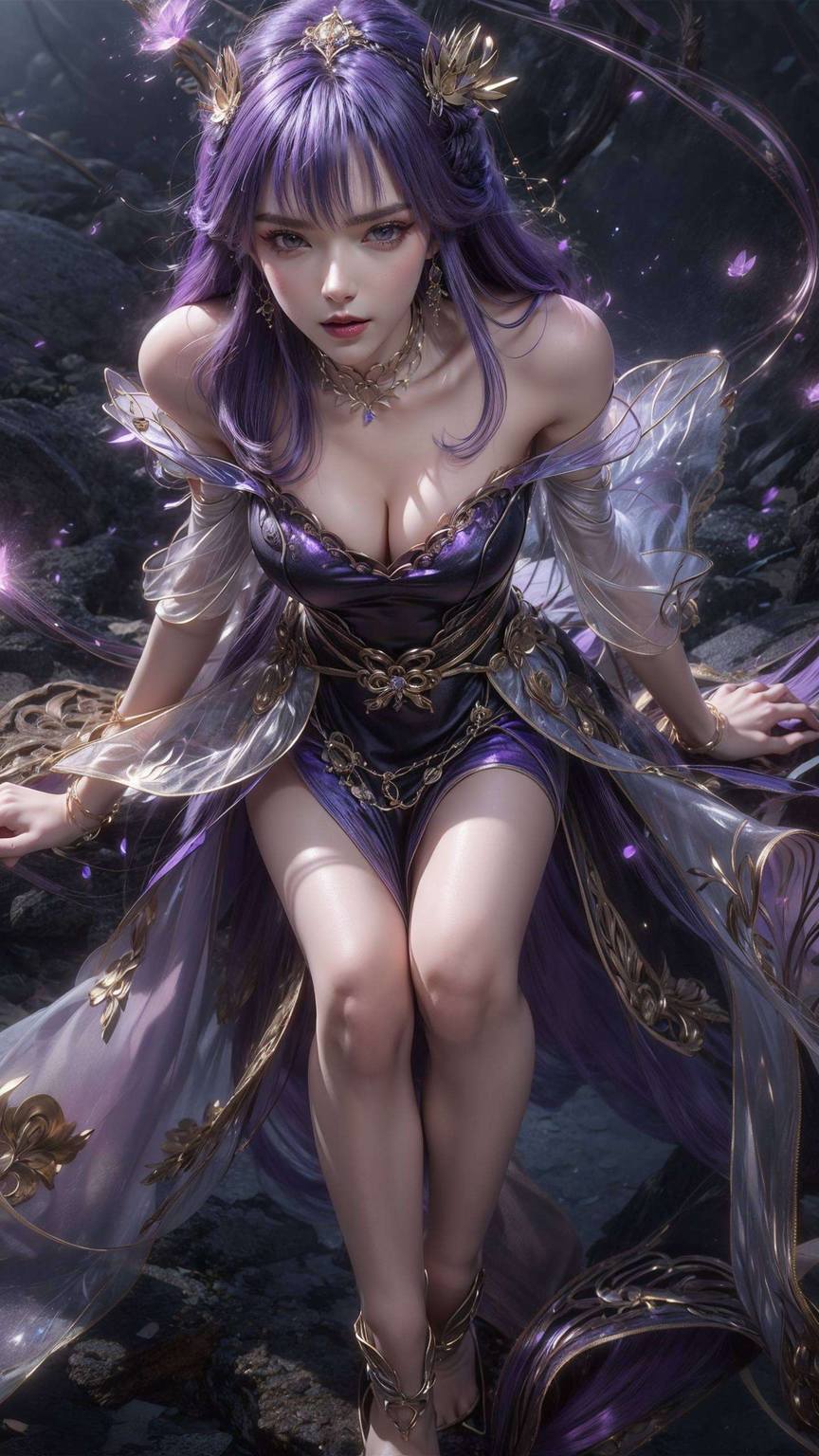 天穹泳装壁纸：AI绘画国漫女主高清人物表情素材