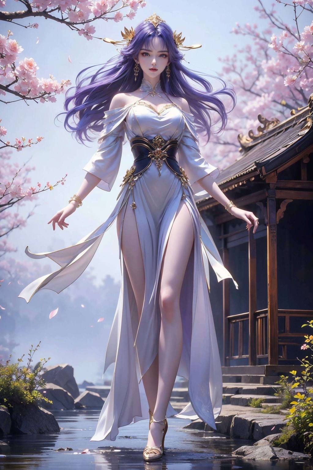 傲剑天穹：AI绘画角色pose素材免费壁纸分享手机古香古色