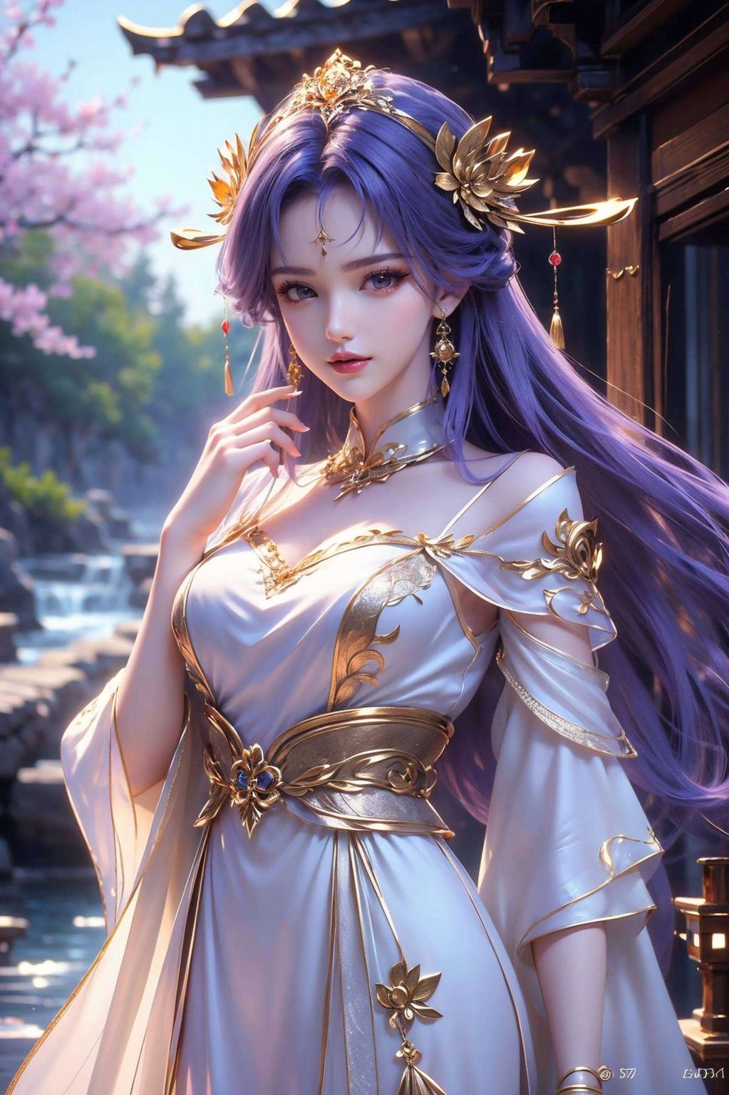 傲剑天穹：AI绘画角色pose素材免费壁纸分享手机古香古色