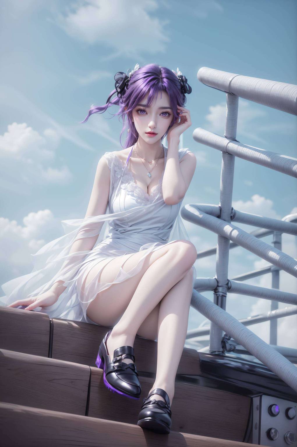 魔女云曦高清壁纸：AI绘画国漫女主与角色骨骼素材免费下载-皮皮兔动漫