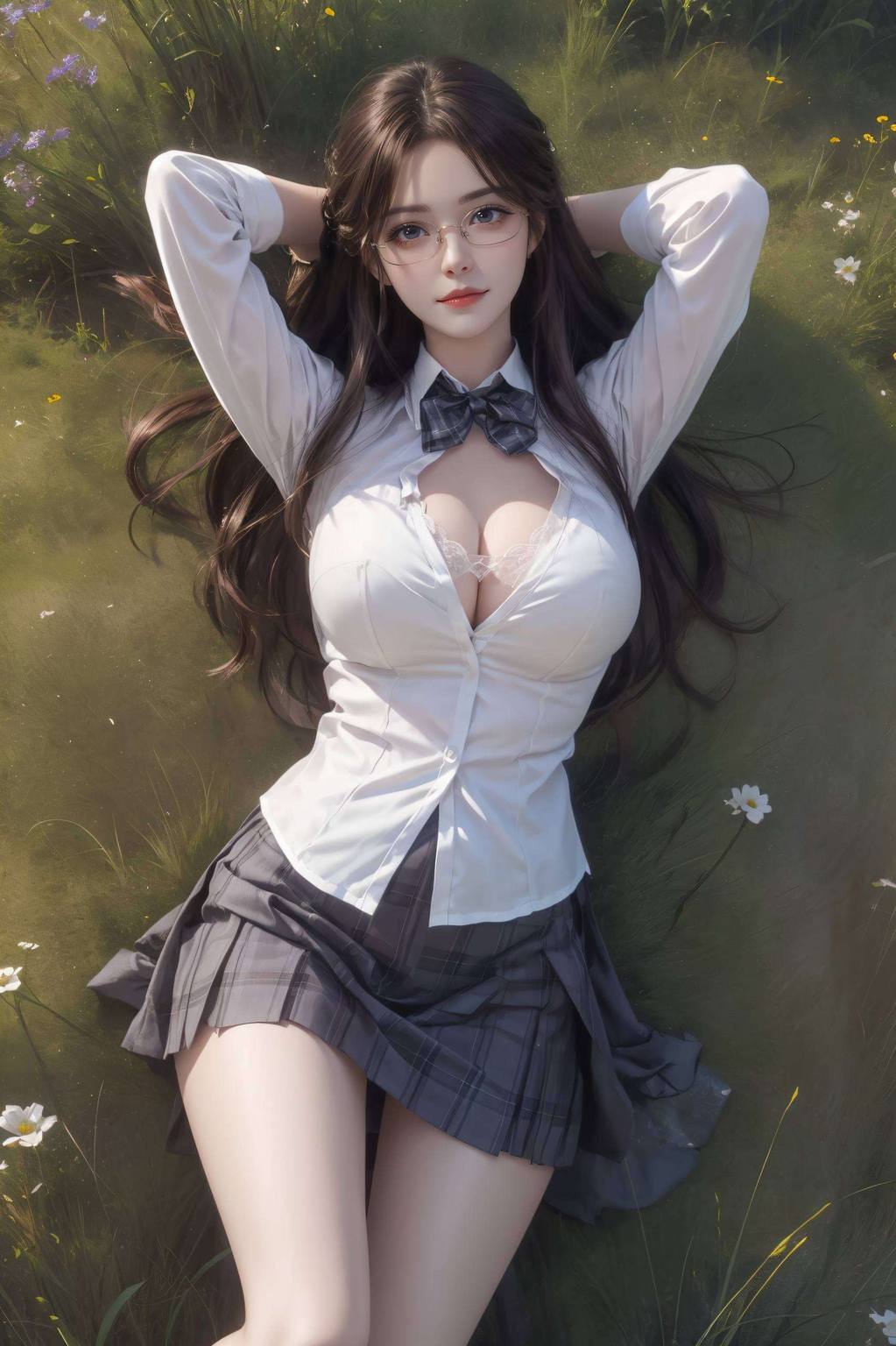 火灵儿裸妆高清AI人物神态素材壁纸