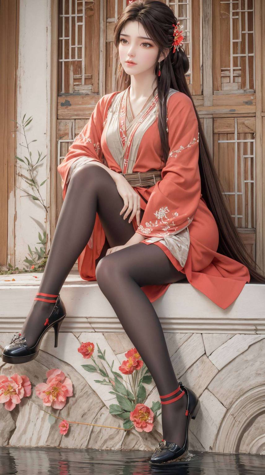 火灵儿裸妆高清AI人物神态素材壁纸