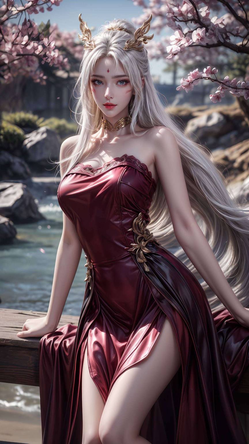 天狐仙子动态图：超清晰AI绘画国漫女主免费壁纸合集iPad粉色