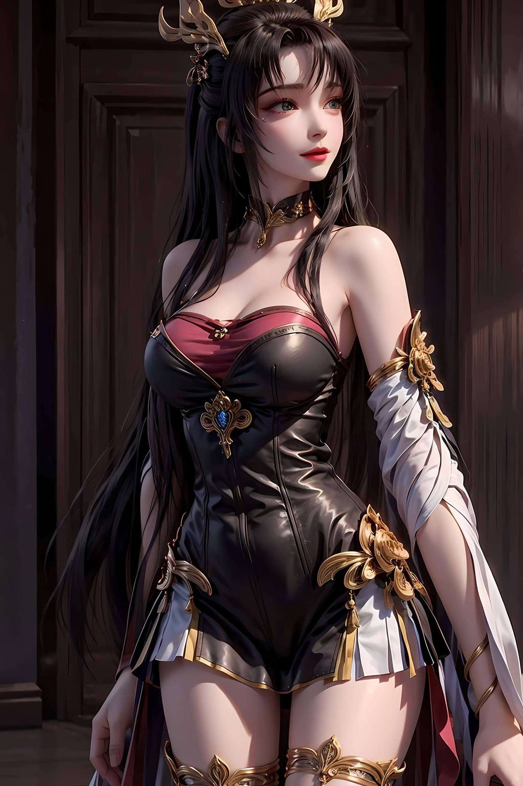 天狐仙子动态图：超清晰AI绘画国漫女主免费壁纸合集iPad粉色