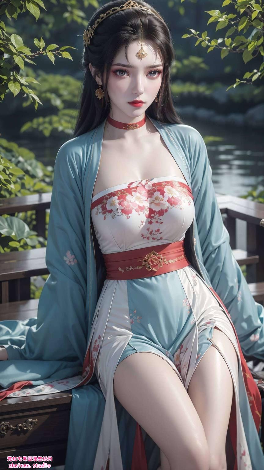 仙逆墨云面纱壁纸：护眼二次元苹果漫画精选