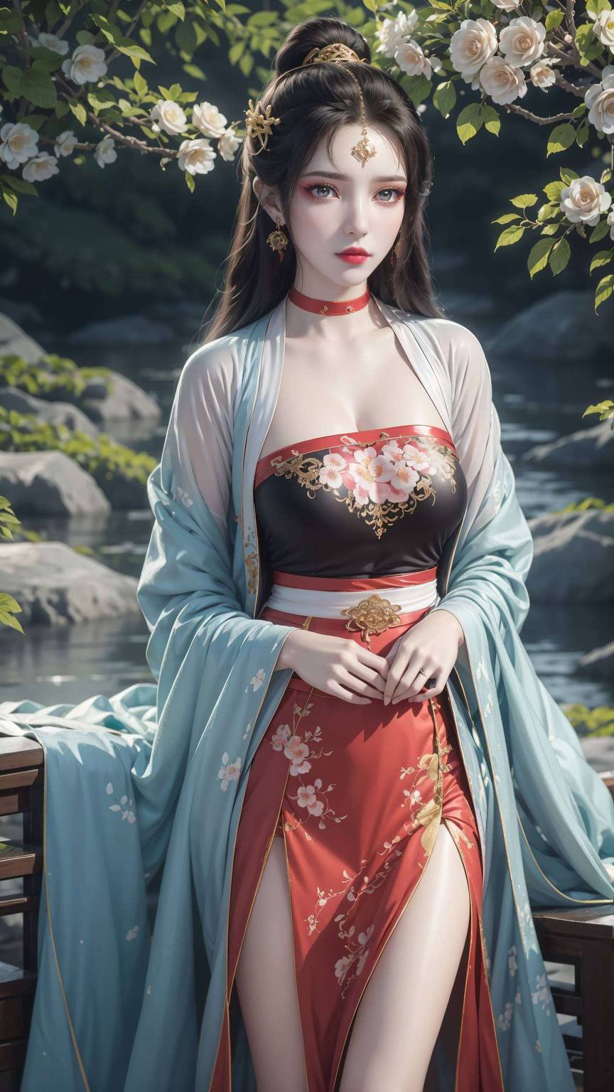 仙逆墨云面纱壁纸：护眼二次元苹果漫画精选