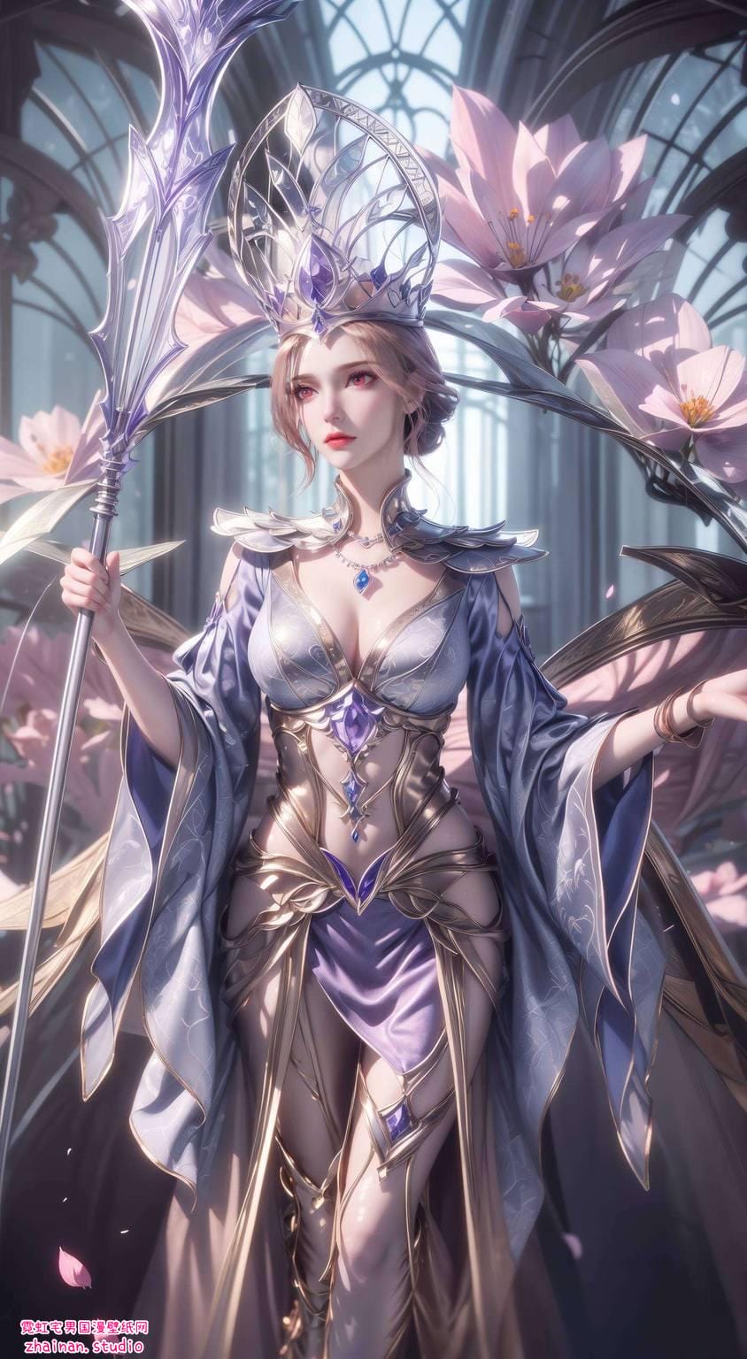 震撼精细角色PC粉色：比比东动态壁纸配乐大全